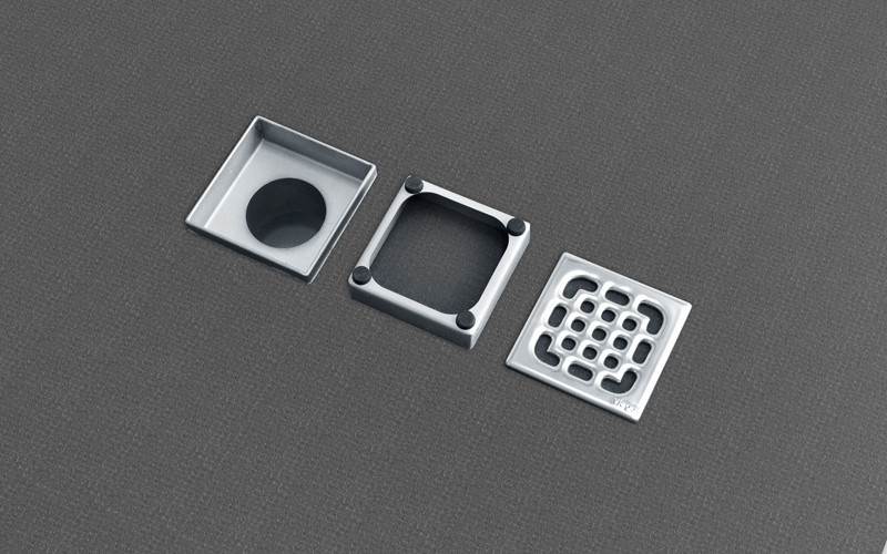 Szerokość odpływu 100x100, wysokości 7mm, 14mm, 25mm