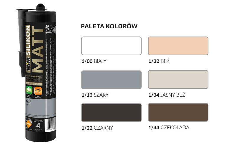 PALETA KOLORÓW WIM SILIKON MATT